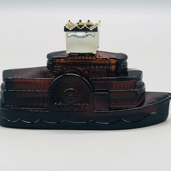 Avon for men after shave spicy Side Wheeler 5 fl.oz. brown glass steam ship READ - Picture 8 of 11